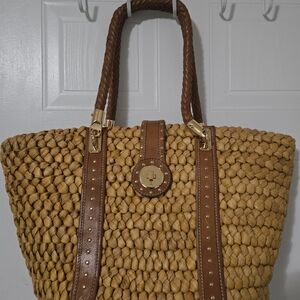 MICHAEL Michael Kors Tan Woven Tote